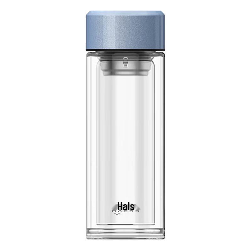 Двухслойная стеклянная бутылка для воды Hiller