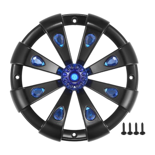 

ACROPIX 6 Car Speaker Grill Covers, Round 6 Audio Speaker Subwoofer Guard Protector Case with Mounting Screws, ABS Black - Pack of 1