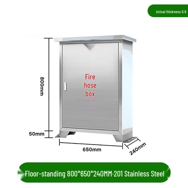 Aokewen Flat Top Stainless Steel Outdoor Fire Hose Box