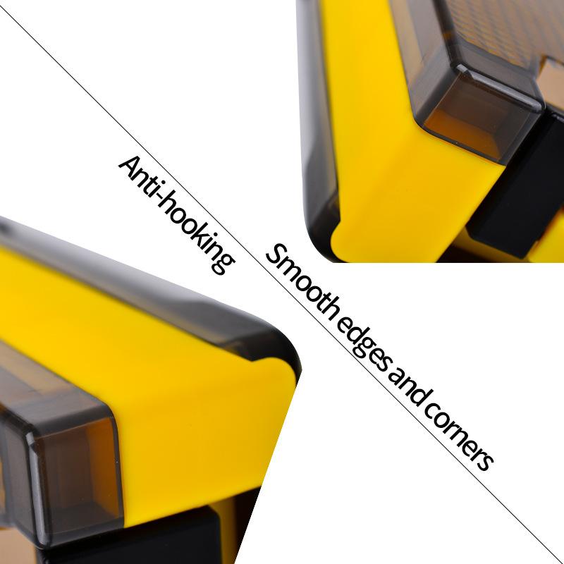 Box na dvojitú návnadu, obojstranný box na rybársky výstroj, box na uloženie falošných návnad na návnady, plastový box na návnadu na návnadu Mino Pencil