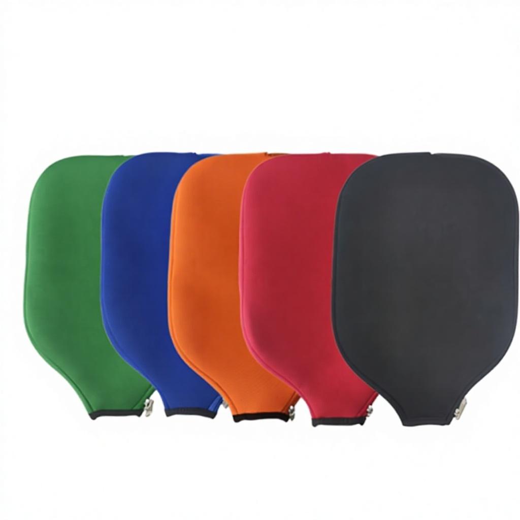 216.pickleball Paddle Protective Cover Waterproof Wear-Resistant Environmental Protection Neoprene Portable Solid Color