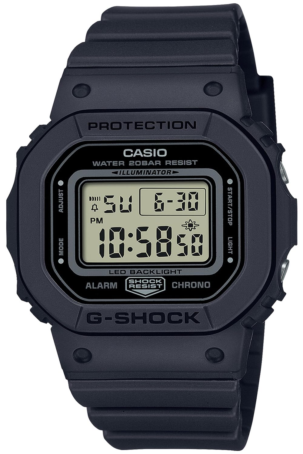 

Модель Casio Черные G-Shock Среднего размера GMD-S5600BA-1JF Женские часы, чёрный