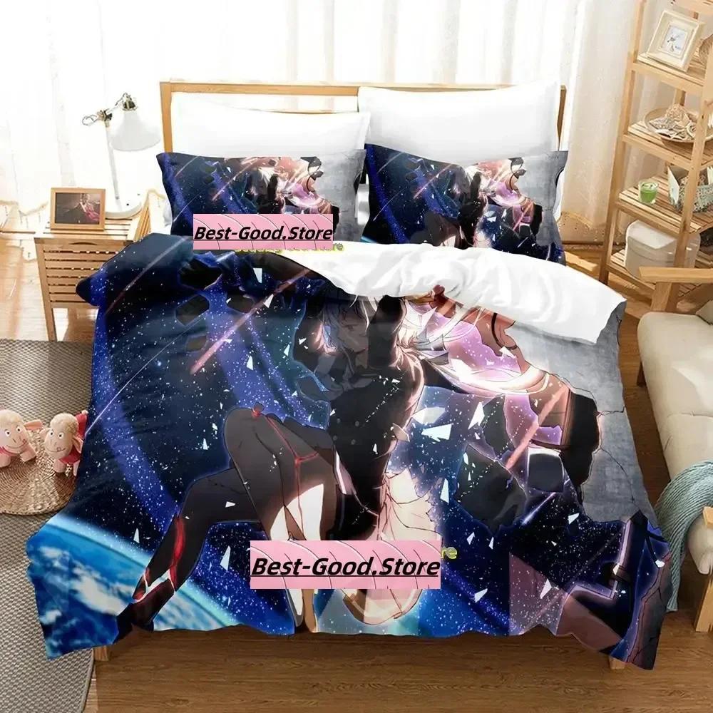 Zombie Lplus Saga Beding Set Single Twin Ful Quen King-Sized Dimensionsd Dimensions Bed Linen Set Adult People Kid Bedrom Duvetcover Sets Anime parure
