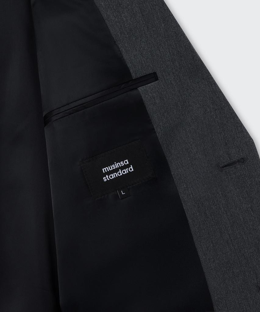 Musinsa Standard Oversized Blazer [Charcoal Grey]