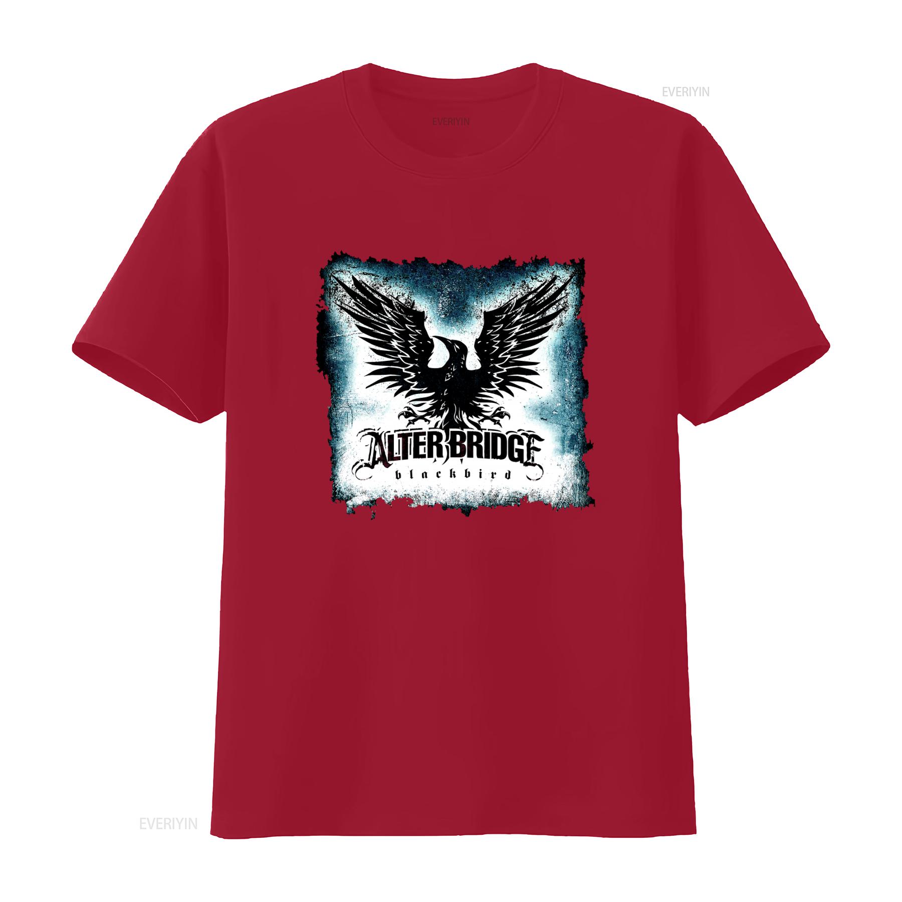 Alter Bridge Blackbird T Shirt Rock Band Inspired Design High Quality Print Comfortable Fit for Fans vintage Washed Unisex S