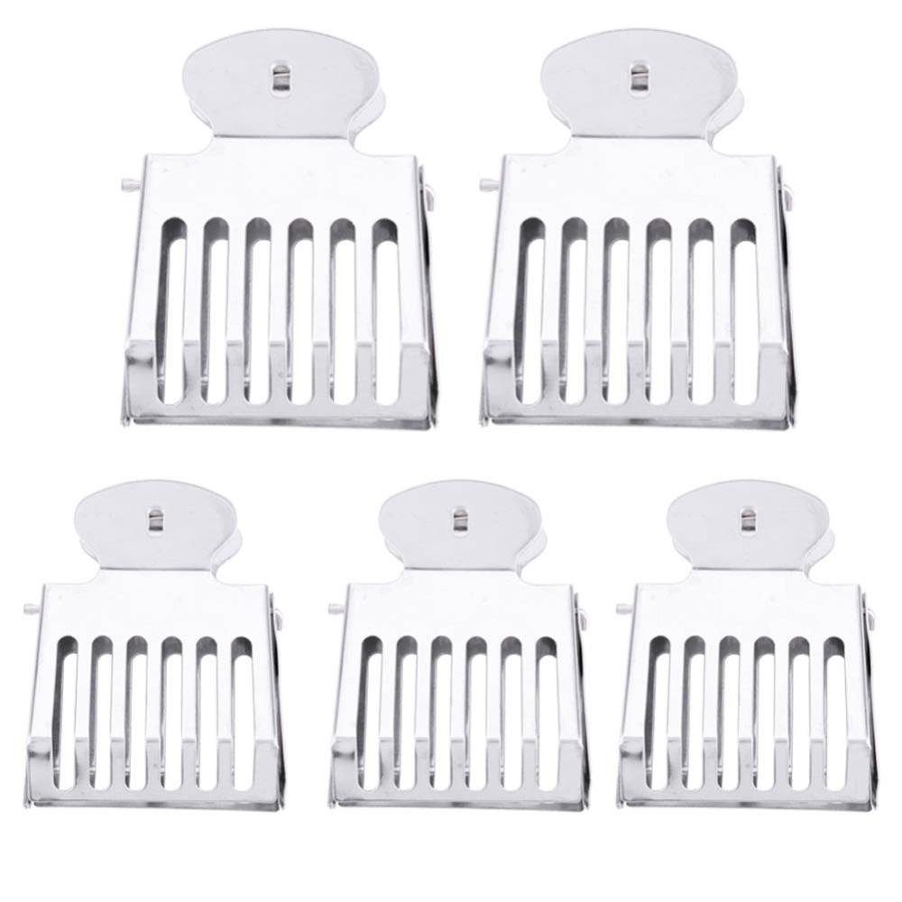 5pcs Durable Queen Bee Clip Silver Queen Bee Cage Easy To Use Queen Bee Catcher Beekeeper