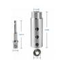 Precision CNC Machined Trailer Jack Piston Drill Bit Adapter for RV Construction