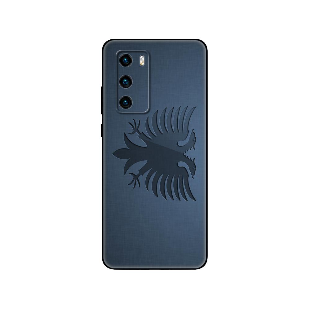 Черный чехол из ТПУ для Huawei P30 Lite P30 Pro P40, чехол для Huawei P40 LITE EP Smart 2020, чехол с флагом Албании huawei P40