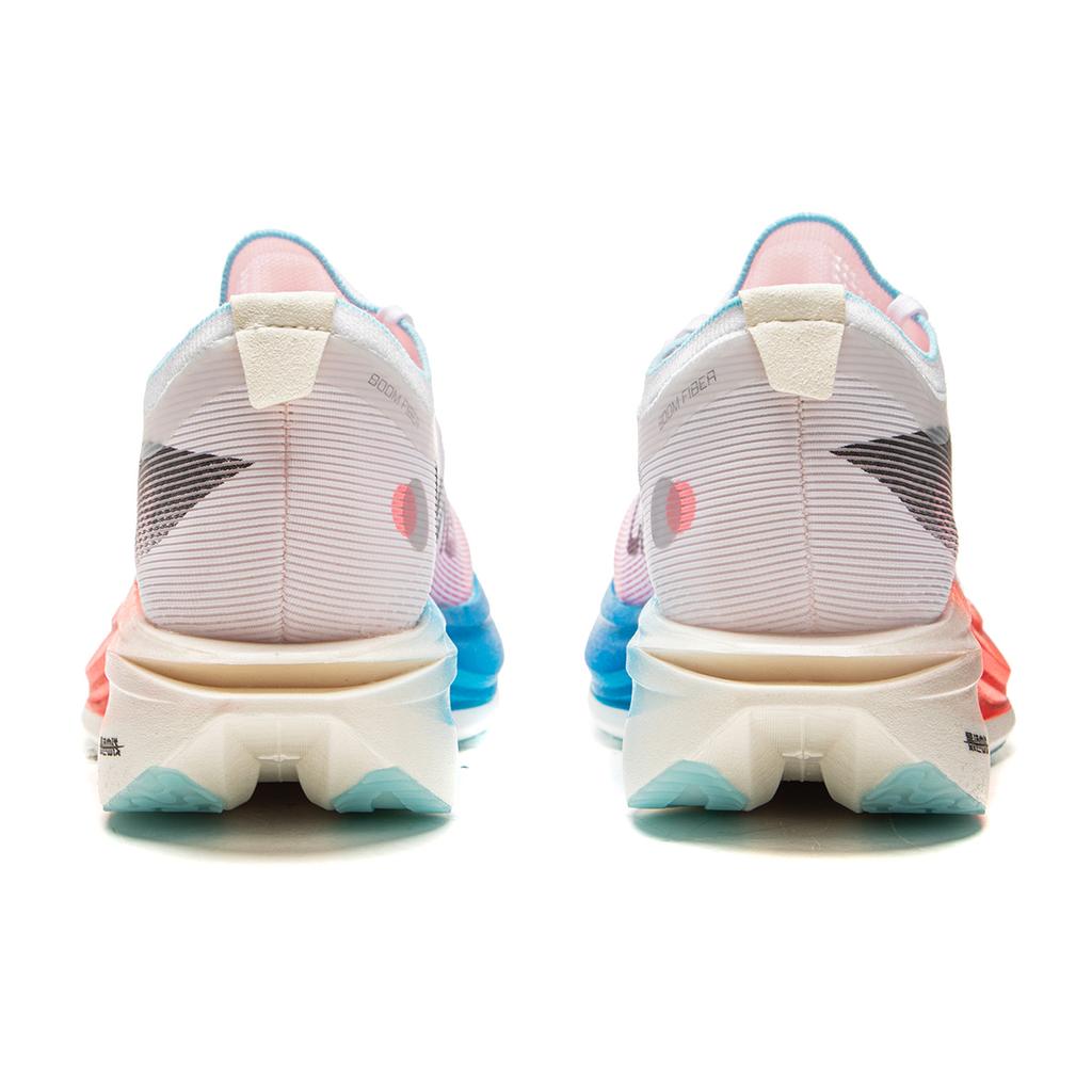 New LiNing Flyco 5 ELITE Cushioned Slip Resistant Rebound Low Top Marathon Running Shoes Unisex White Pink Blue ARMV003-9