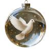 Bird Christmas Tree Ornaments Clear Christmas Balls Christmas Cute Birds Xmas Tree Ball for Holiday Christmas Party Home Decor