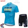 Tuta da Ciclismo Manica Corta con Bretelle Estate Uomo e Donna Tuta da Ciclismo Asciugatura Rapida Tuta da Strada