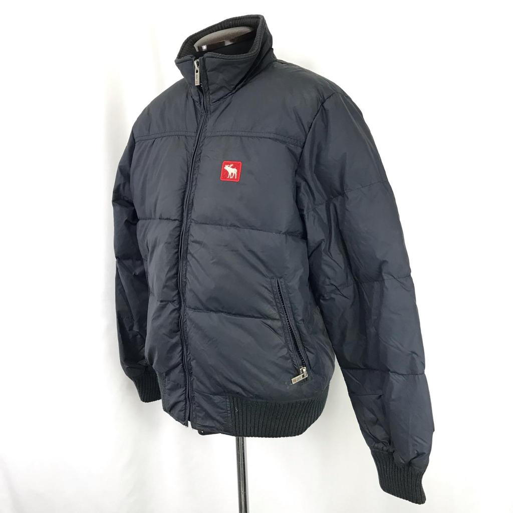 Vintage Abercrombie & Fitch Thick Down Jacket Men’s M Navy Outerwear(USED)
