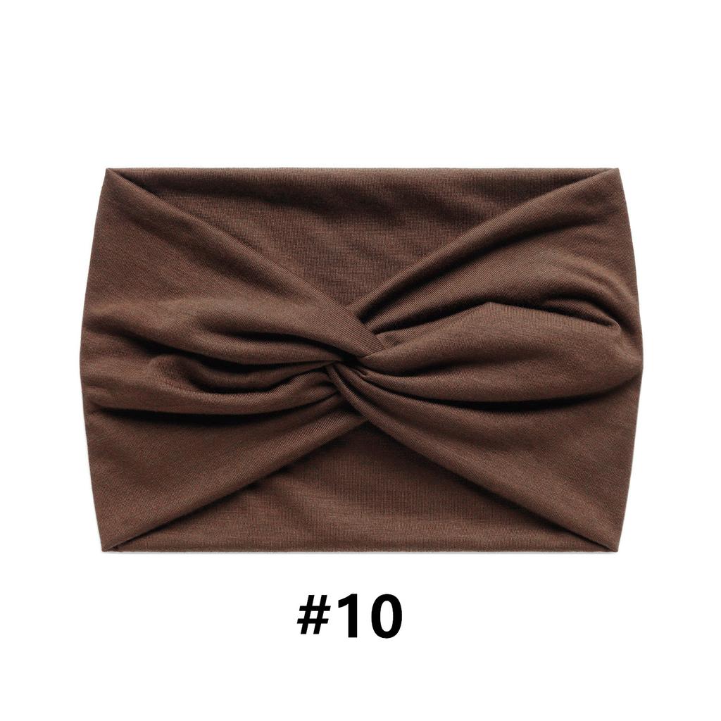 Wide Headbands for Women Large Turban Headwrap Boho Hairband Twisted Head Bands Sport Workout Stretch Non-slip Hair Accessories