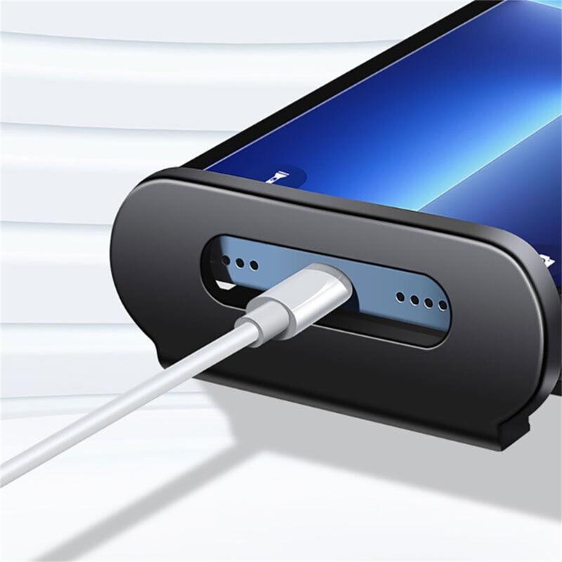 Back Seat Phone Holder with 2 Hooks Compatible For Car 3/Y 360 Degree Rotate Stand Support Tablet Interior Accessories