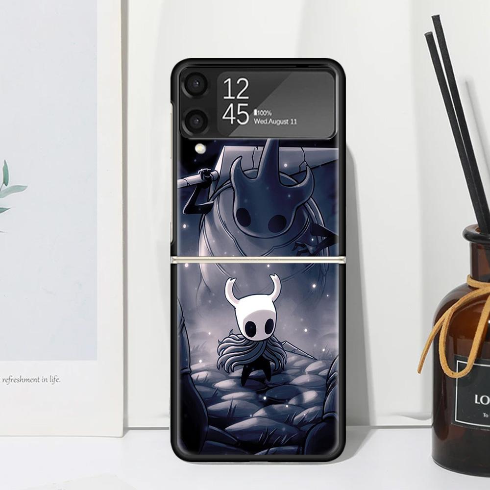 

Hollow Knight Cartoon Phone Case For Samsung Galaxy Z Flip 7 Flip7 Zflip 6 Flip6 5 Flip5 4 Flip4 3 Flip3 5G Fundas Black Cover G Samsung Z Flip 5