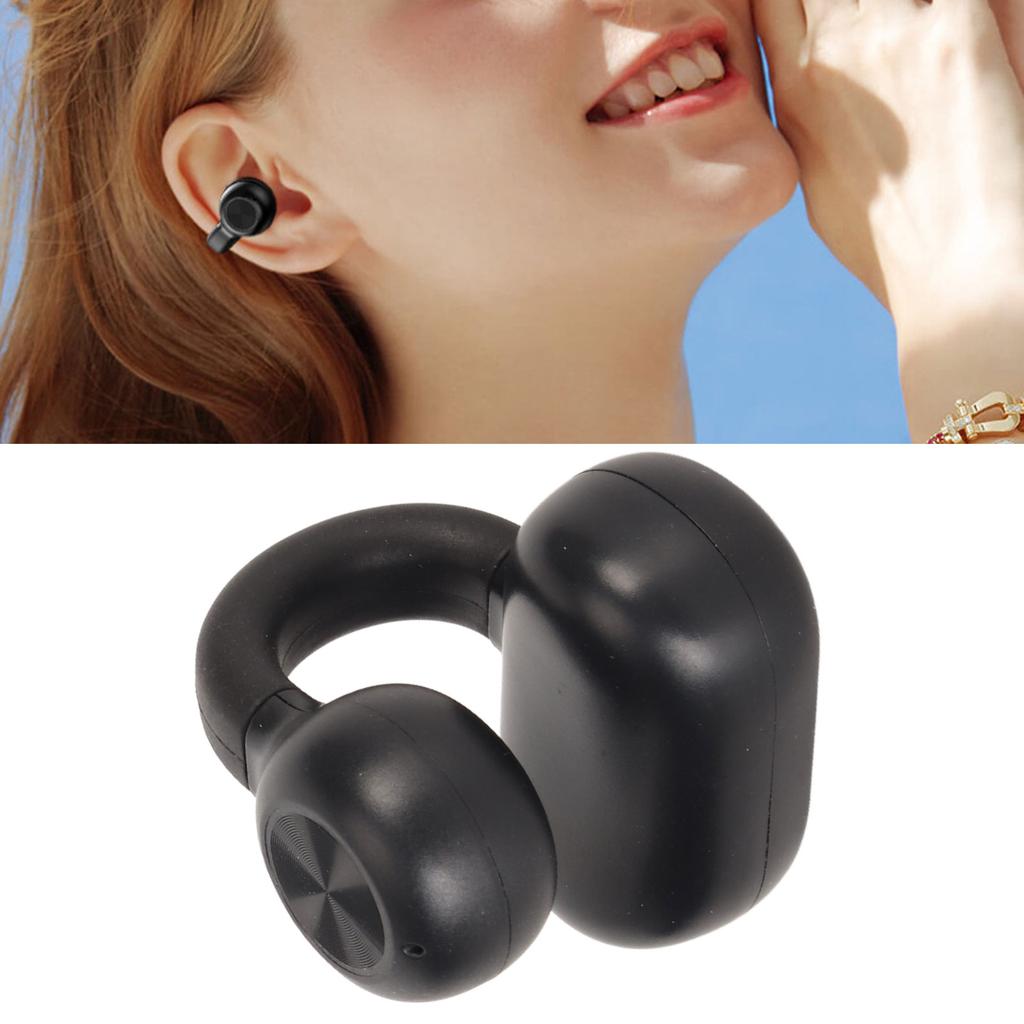 Ear Clip Headphone HiFi Noise Reduction Rechargeable Single Ear Clip On Wireless Earphone for Sports