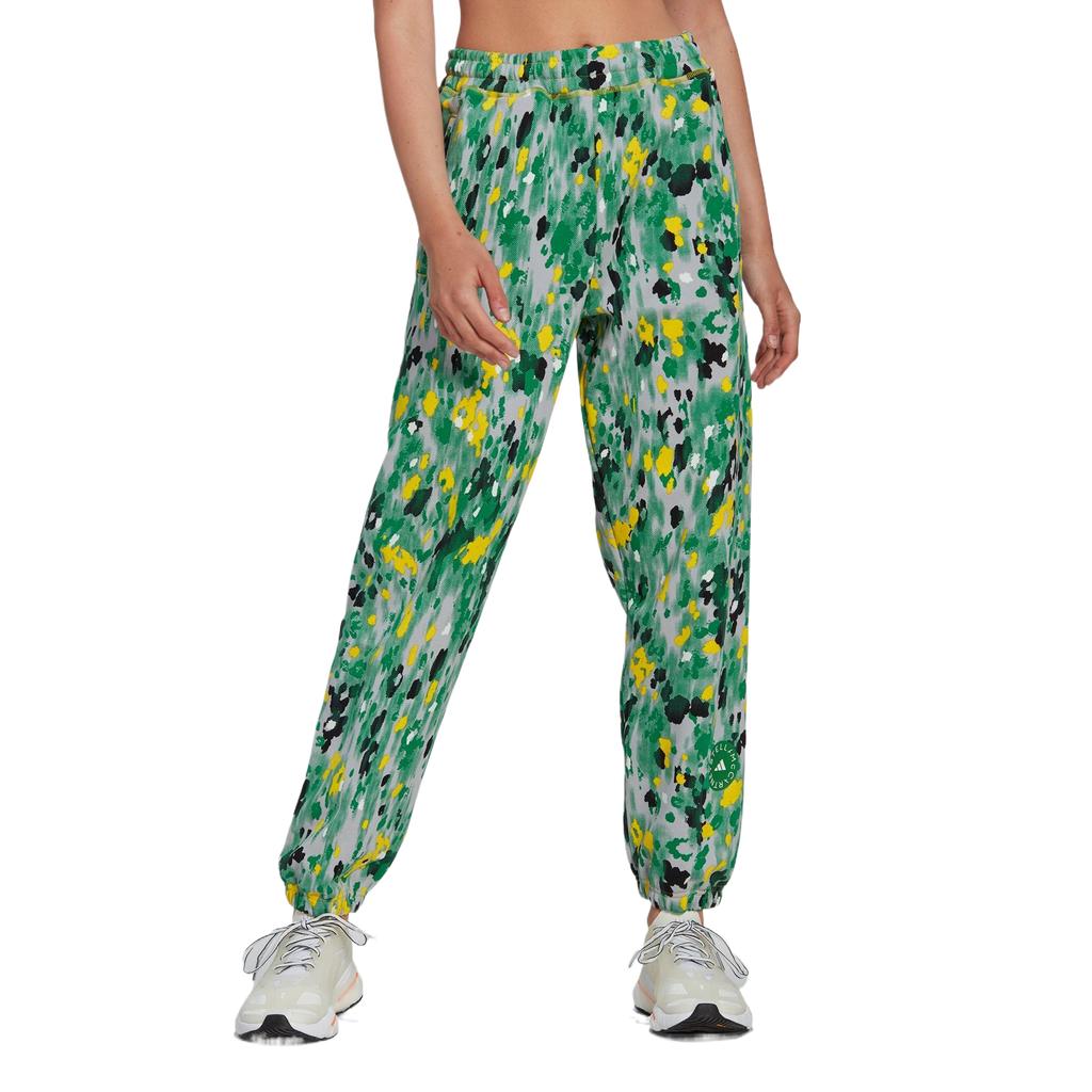 Stella McCartney x adidas Stella McCartney Floral Printed White Track Pants