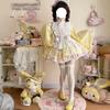 XHSUKADO Nurse Uniform Perfect for and and Includes Princess Mini and Long Sleeves with Size Women's 4-Piece Set, Spring, Summer, Fall, Kimono,