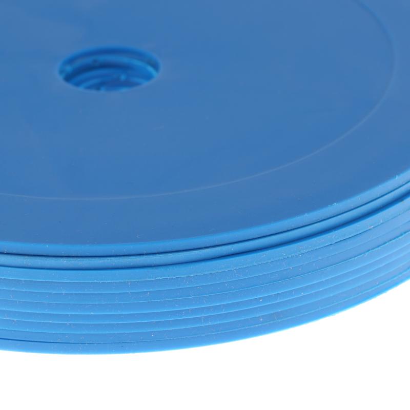 10 Stück Fußball Flache Hütchen Markierungsscheibe mit Löchern Fußball Basketball Sport Geschwindigkeit Beweglichkeit Trainingshilfen Markierungen