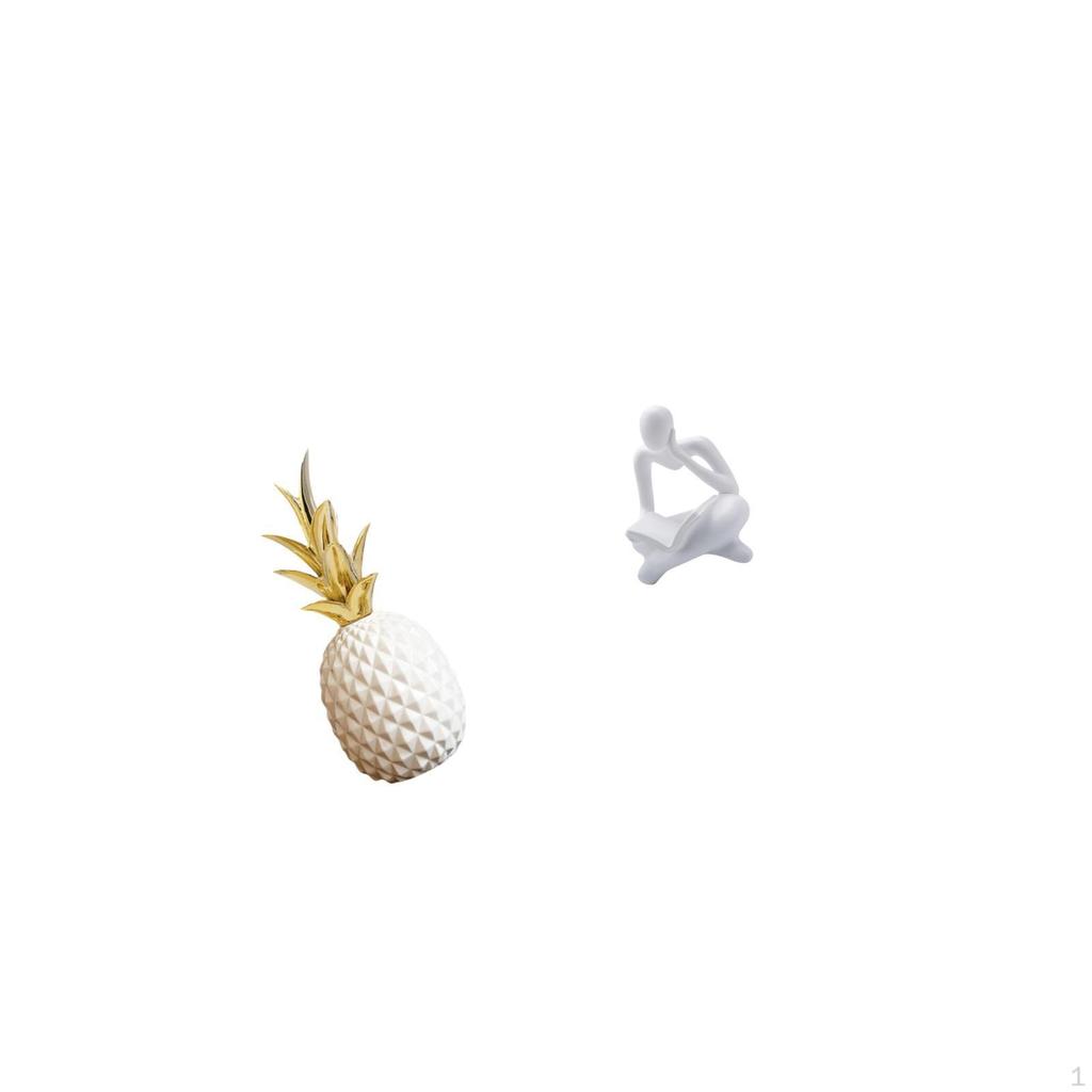 Abstract Pineapple Thinker Sculpture Ornament for Bedroom Living Room Office Tabletop Bookshelf