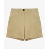 Three-Quarter Zipper Mid-Rise Casual Shorts Women Shorts NS6NS49B
