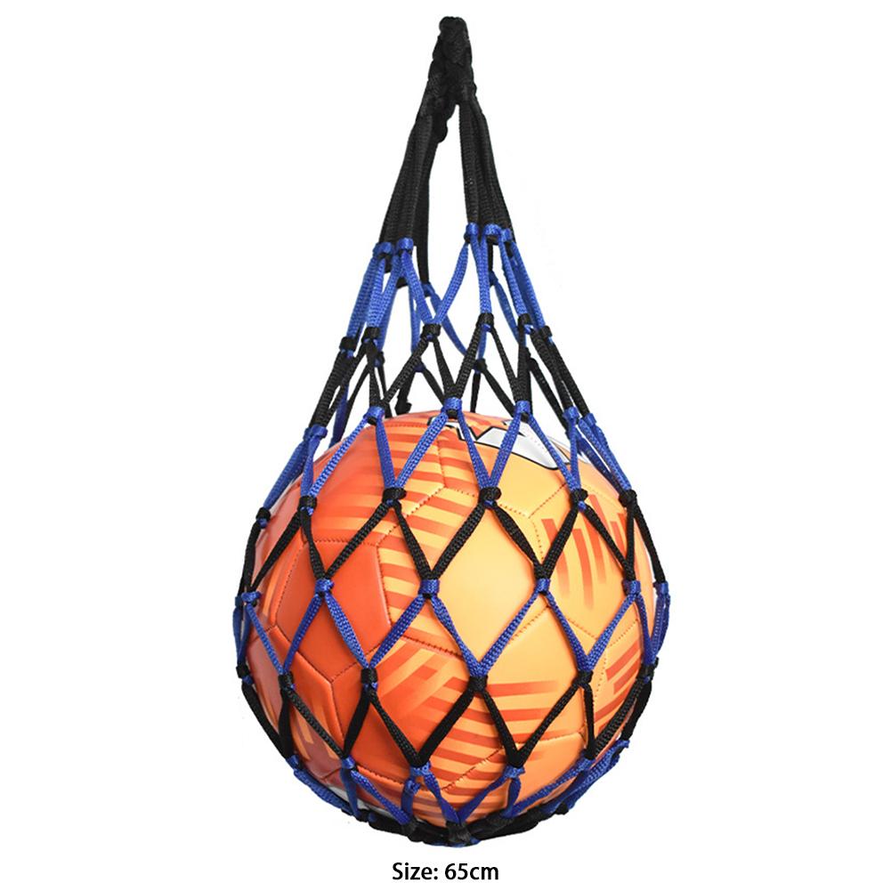 Basketball Football Net Bag Nylon Bold Storage Pack Single Ball Carry Portable Equipment Outdoor Sports Soccer Volleyball Pocket