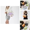 Chic Colorful 2024 Fashion Small Shoulder Bag Women's Texture Handbag Street Style