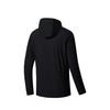 Anta Comfortable Casual Simple Hooded Zipper Lightweight Jacket Men Jackets Basic-Black 152520615-3