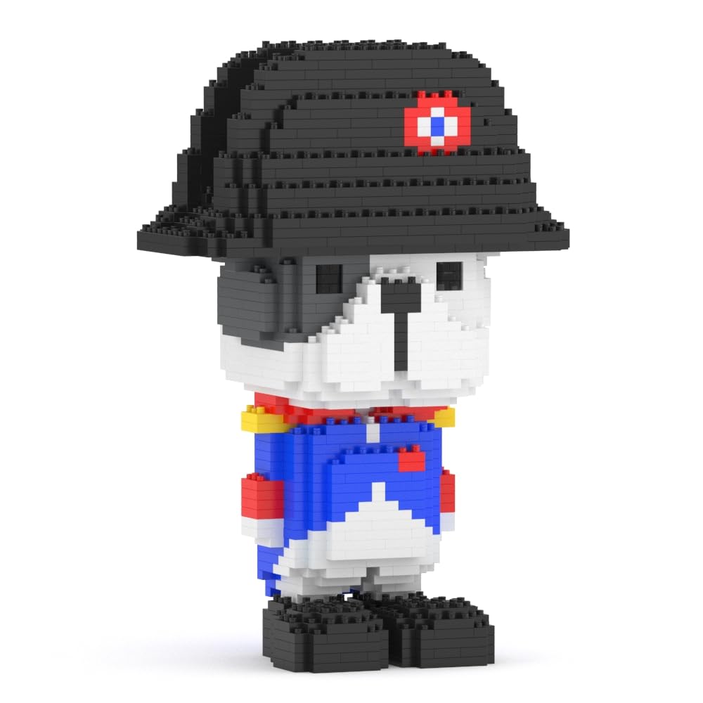 

JEKCA Французский бульдог Путешественник 02S Художественные пластиковые строительные блоки Возраст 14+