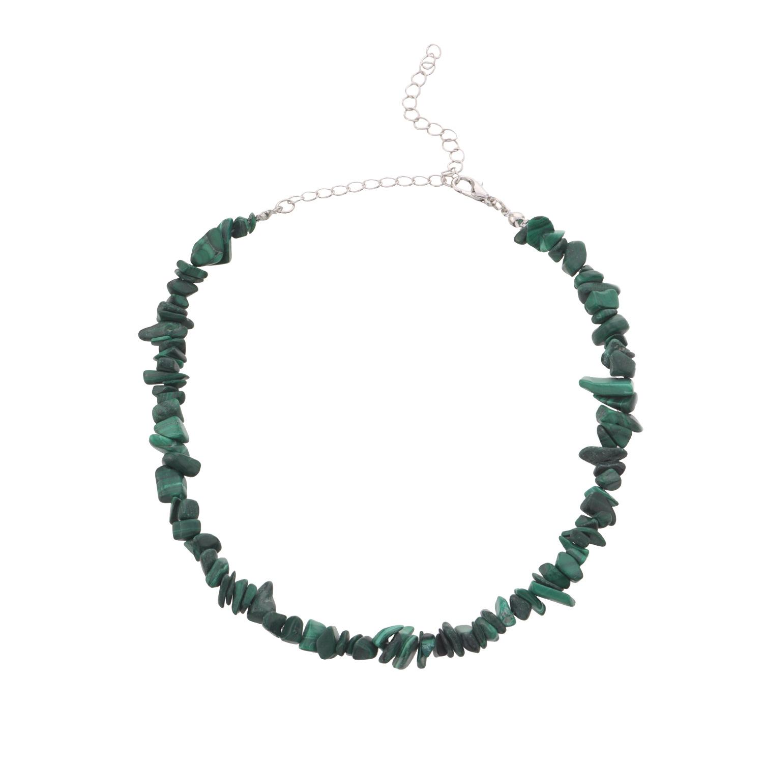 

Accessories, fashion short green turquoise necklace, versatile temperament, exaggerated personality
