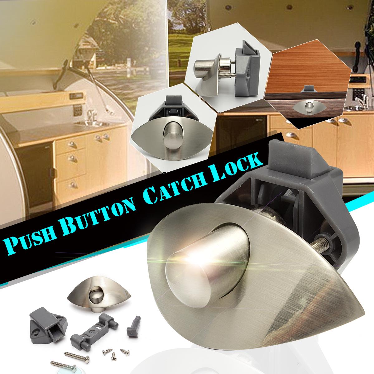 2x Schranktürverriegelung Push-to-Close - 4,5KG Haltekraft Für Wohnmobile