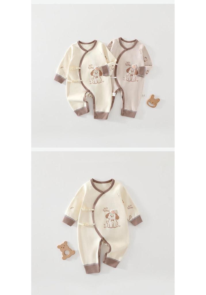 Seasonal Pure Cotton Baby Romper: Spring & Autumn Newborn Bodysuit