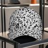 Classic Baseball Cap Featuring a Music Notes Design a Fashionable Adjustable Duckbill Hat That Is Easy To Fit And Comfortable