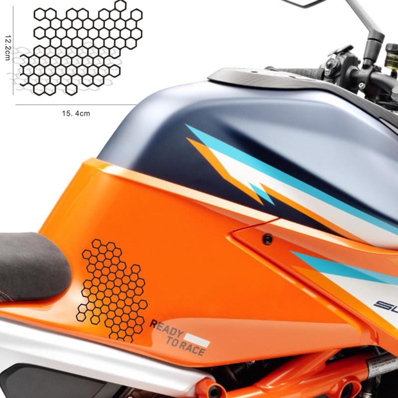 Reflektierende Waben-Autoaufkleber Elektro-Motorrad-Karosserieaufkleber Personalisierte Waben-Tuning Kreative Karo-Autoaufkleber