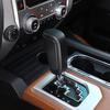ABS Auto Schalthebelkopf Abdeckung Zieraufkleber für Toyota Tundra 2007 2008 2009 2010 2011 2012 2013 2014+ 2021 Sequoia 2008-2020 (Matt-schwarz)