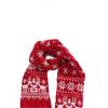 Unisex Scarf For Adults Christmas Thicken Scarf Warmth Cold Protection Long Women Autumn Winter Red 1Pcs