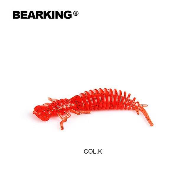 Bear King L16 Floating Soft Worm Lure: Attracts Big Bass, Perch, Asp, and More. Perfect for All-purpose Fishing.