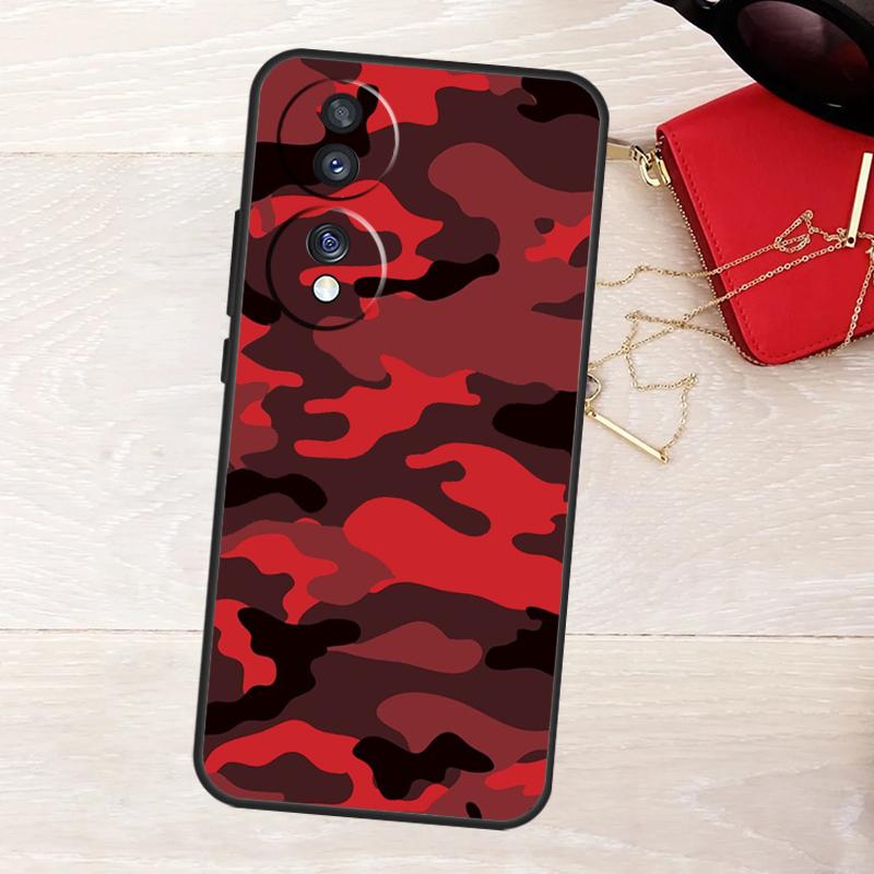 

Camouflage Camo Case For Honor Magic 8 5 6 7 Lite 50 70 90 200 400 Pro X8b X8c X9a X9b X9c X9d Win RT Cover Honor 70 Lite
