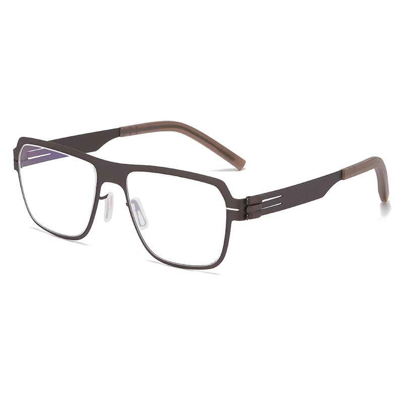 Germany Designer Glasses Frames Men Super Thin Medical Aviation Stainless Steel Retro Eyeglasses Women Reading Spectacle Frame