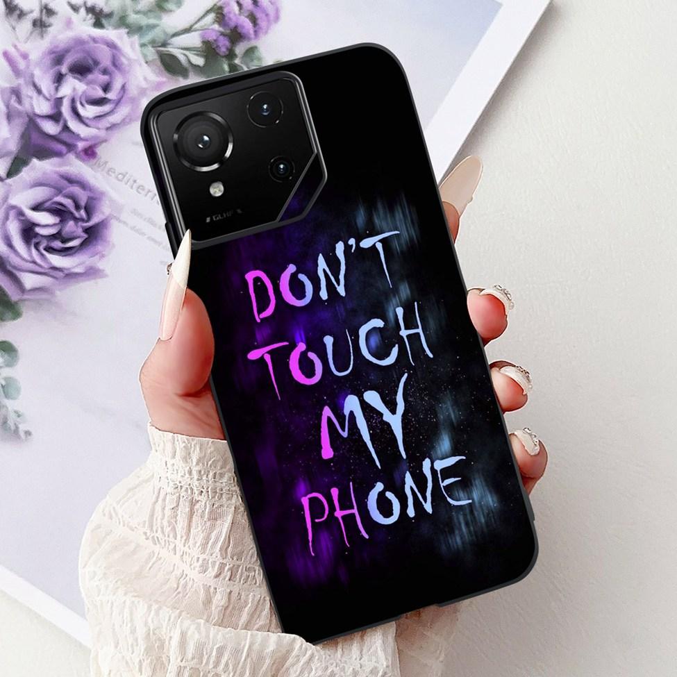For Asus ROG Phone 9 Pro Back Cover For Asus ROG Phone 9 Case Silicone Cute Cat Luxury Love Funny Painted Shockproof Bumper