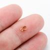 6pcs/Lot Mini Stainless Steel Zircon Crystal Charms Oval Star Round Shape DIY Jewelry Making