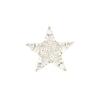 The New Product Is Exquisite and Compact, Full of Diamonds, Golden Five-pointed Star Brooch, Versatile, Simple and Versatile Star Small Pin, Collar Pi