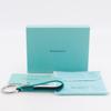 TIFFANY&Co. Key Ring Key Ring TIFFANY & Co. Blue/Silver Metallic/leather Unisex Used