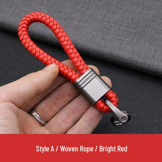 Woven Rope Keychain: Creative, Cute, Unisex Car Key Hanger