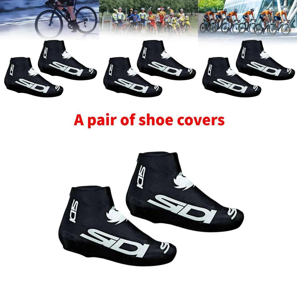 Tour Of France Cycling Shoe Covers With Lycra Lightweight Dustproof Windproof For Mountain Bike Men