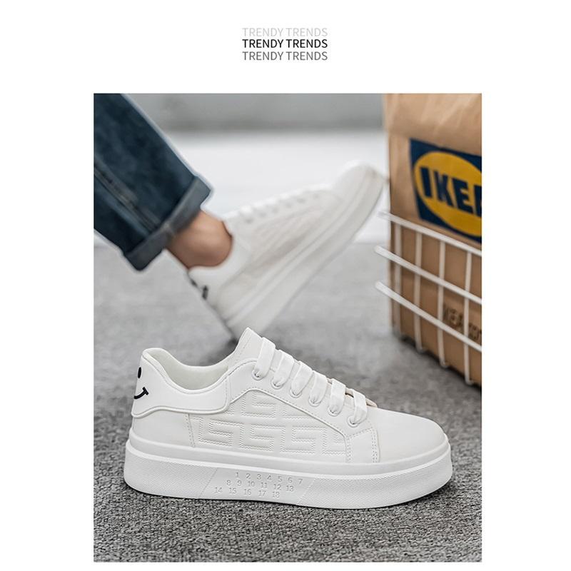 Herren Sportliche Schuhe mit dicker Sohle Schnürung Niedriger Schnitt Lässige Board Schuhe