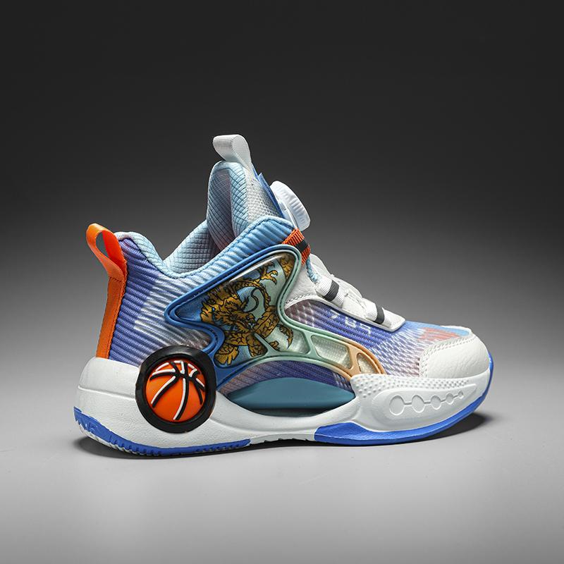 31-40 Children's Oversized Breathable Fashionable Sports and Leisure Shoes High Top Basketball Shoes Running Shoes