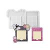 Silicone Moulds Easy Demolding Molds Sticky Note Shape Epoxy Resin Molds Sticky Note Frame Molds Suitable for Frames