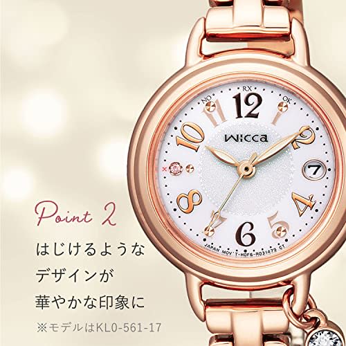 Citizen Wicca Solar Tech Radio-Controlled Bracelet Line Women's Watch KL0-511-11