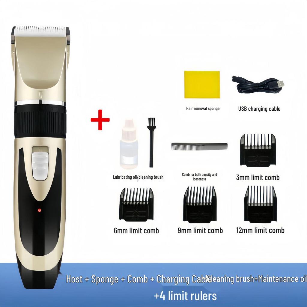 Rechargeable Silent Hair Clippers: Electric Clippers for Babies, Adults & Children